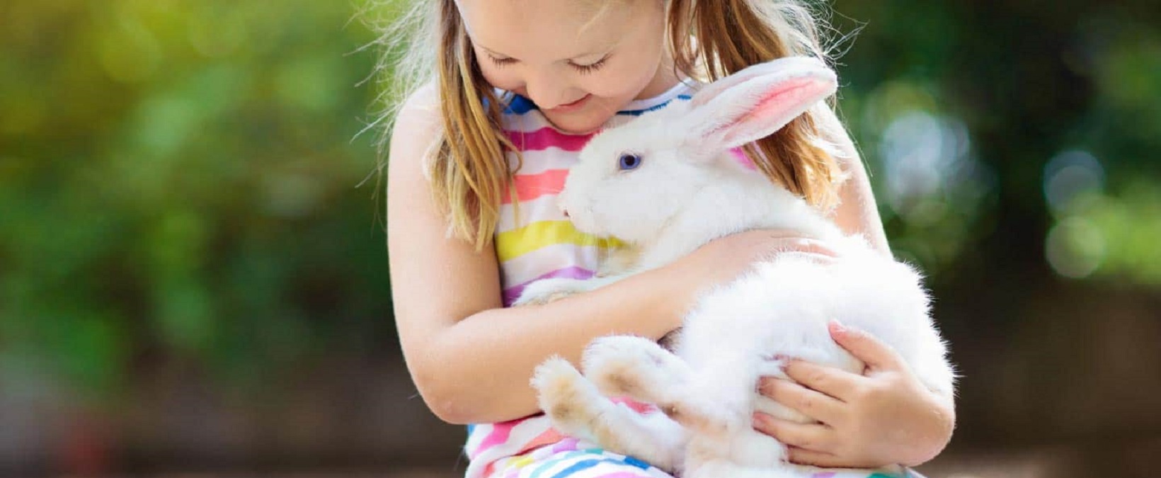 Girl with a rabbit