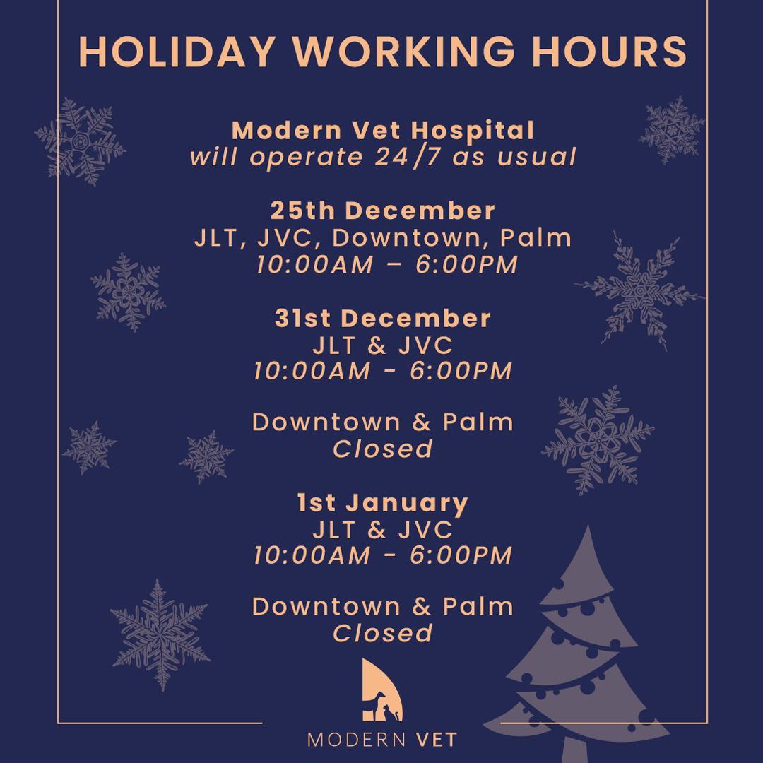 Holiday Hours