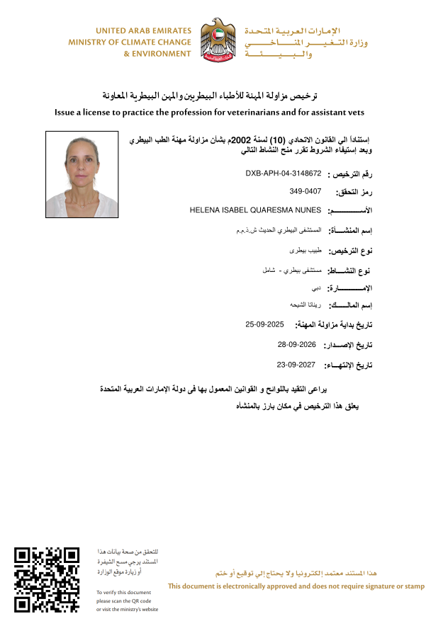 Dr Isabel MOCCAE
